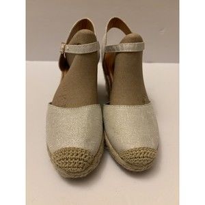 Women's Closed Toe Buckle Strap Slingback Espadrilles Wedge Sandals Size 36